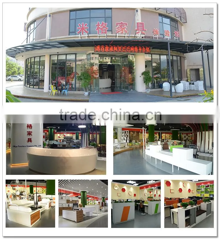 High Quality Modern Round Edge Office Desk, Negotiation Table