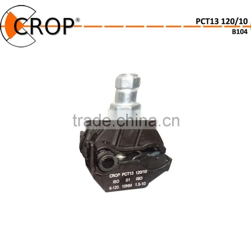 Low voltage waterproof piercing electrical connector