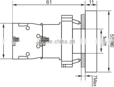 GXB2-BW81364 Push button switch