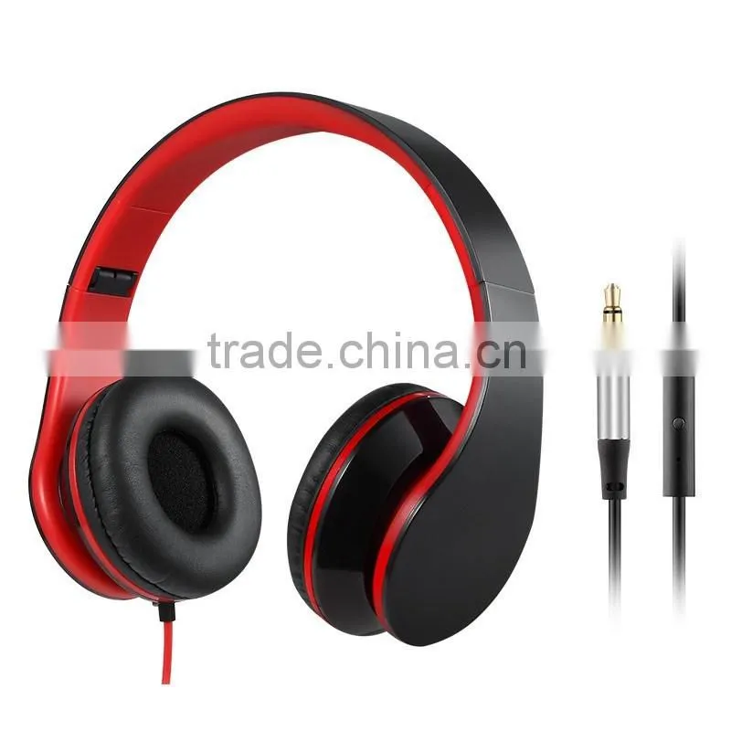 High quality wired headset with microphone