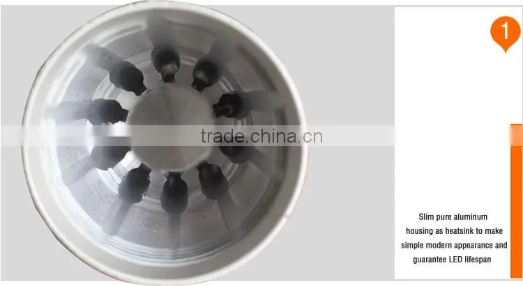 6w fashion modern dimmable led track rail lights