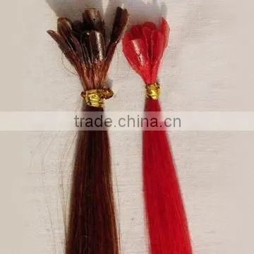 keratin tip human hair extension/100%remy human hair/straight