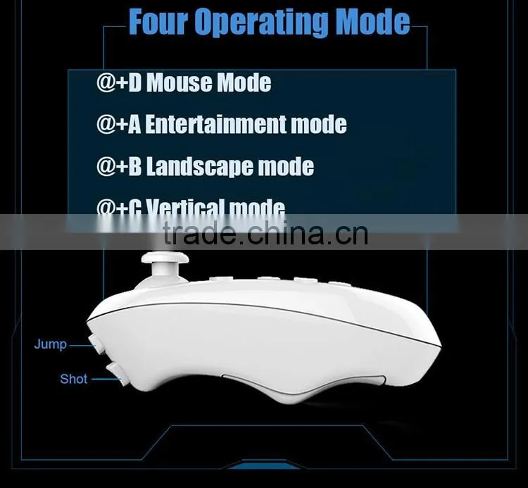 2016 New Product Google Cardboard Glasses +Gamepad Controller