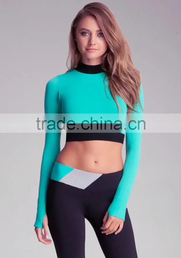 womens yoga top,gym top, active top
