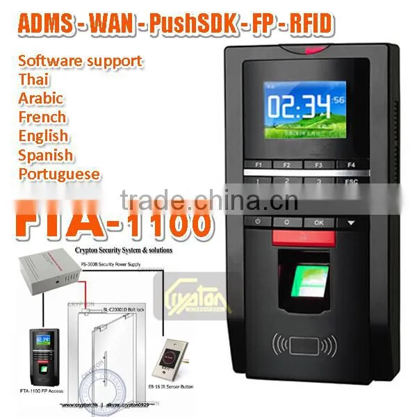 Biometric double doors access control system