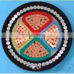 PVC Insulated PVC Sheath Steel Wire Armour DXV/SWA 4x16mm2