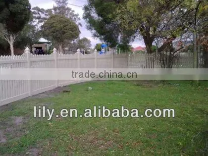 pvc picket fence