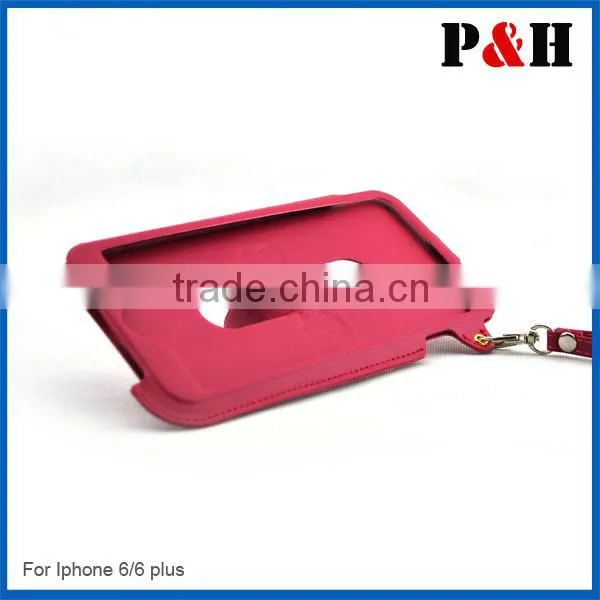 PU Leather Phone case for Iphone 6 back cover