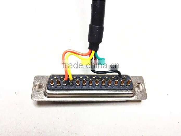FTDI USB DB-25 Male Serial RS-232 Null Modem with Full Handshake Cable