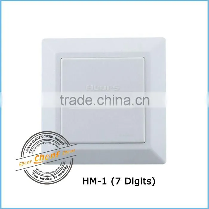 CE Approval 7 Digits Mechanical Hour Meter / Timer ( 0 to 99999.99 Hours)