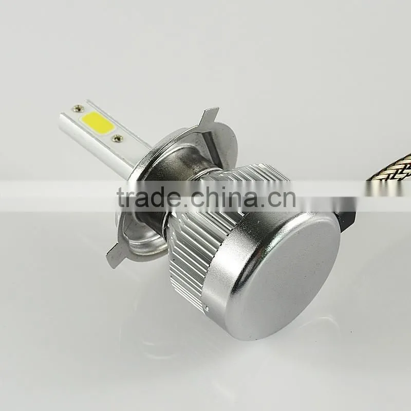 2016 auto high power h4 car motorcycle led headlight bulb kit h7 h1 h3 h11 h13 9007 9004 9005 9006 h4 car led headlight kit