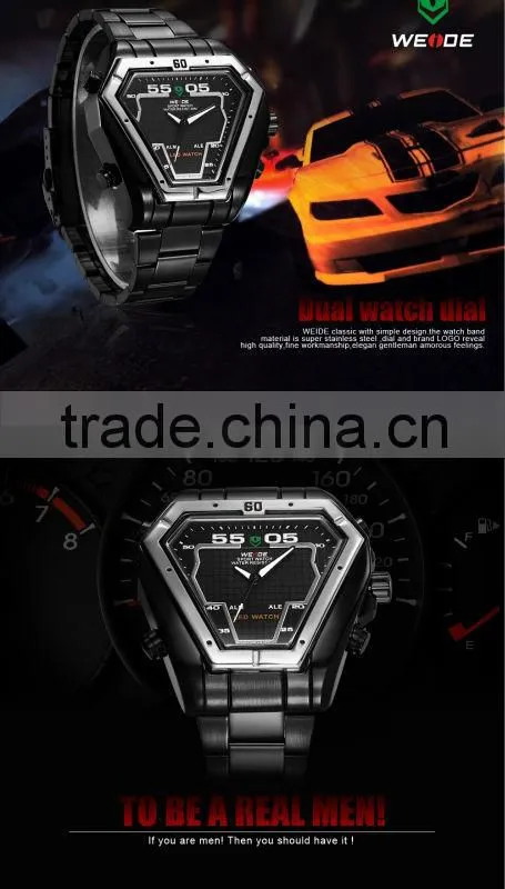2015 Hight Quality Stainless Steel Men's led bracelet watches(WEIDE-WH1102)