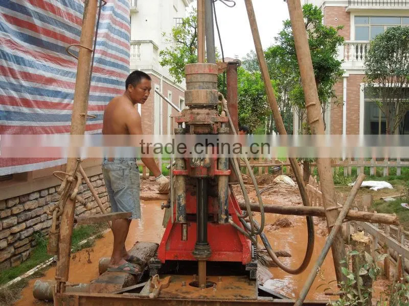 Made in China 0~200m portable water well drilling rig