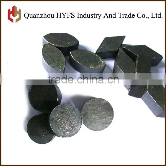 20#,30#,60#,100#,120#,150# Diamond Grinding Segment for Concrete Welding on HTC Pad for Grinder