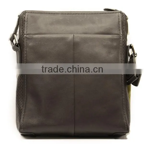 Hot Selling Genuine Leather Man Small Style Leather Sling Shoulder Bag