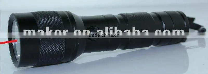 Big power LED and 1pc laser Aluminum flashlight