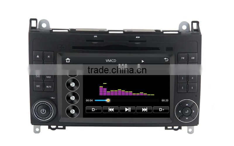 7inch touch screen in-dash car dvd for R300 B200 BLK20 R350 with 3G WiFi OBDII DVR function
