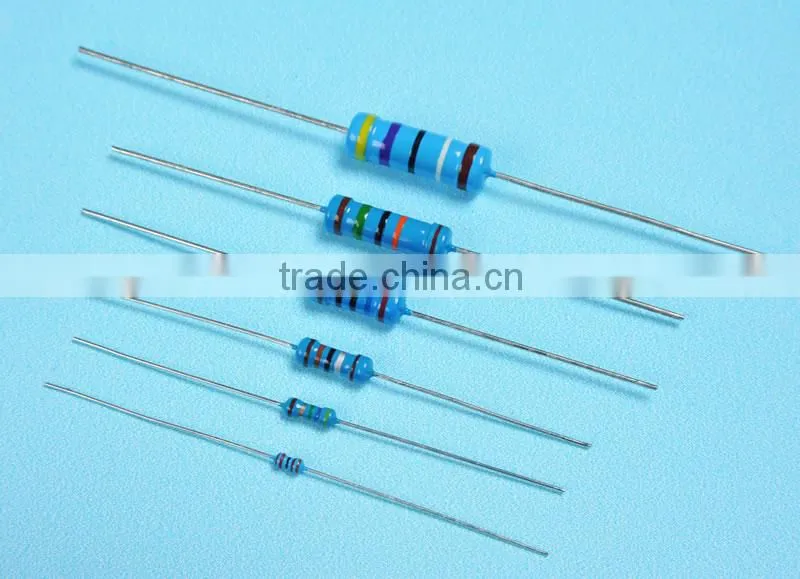High Precision though hole Metal Film Resistors 1W 1% 10R-1M