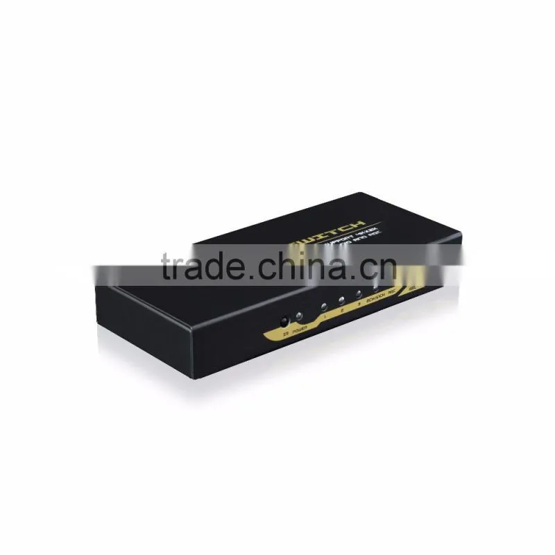 HDMI1.4 3 ports Switcher 3X1 4k@30Hz With Audio and ARC
