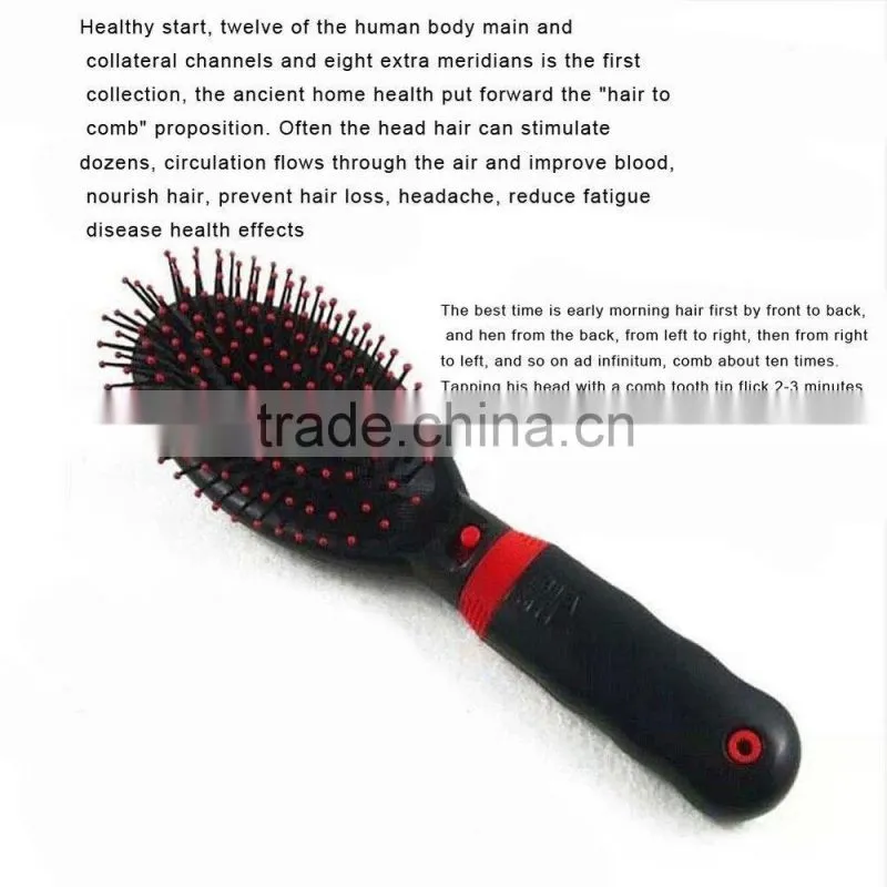 Hair comb massaging brush