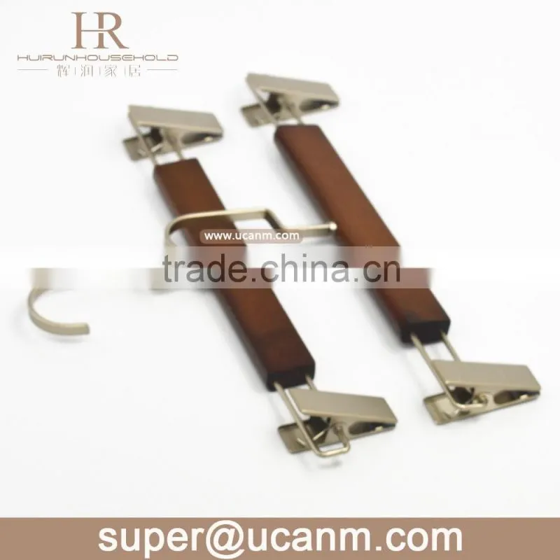 HRW-66P0V Antique lotus wooden clothes hanger