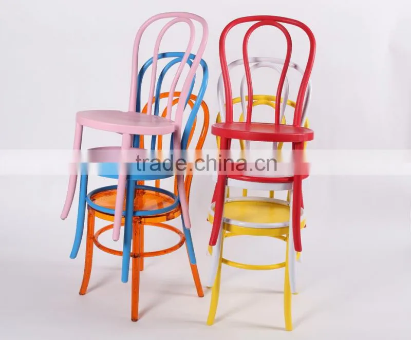 Plastic Resin Thonet Bentwood Chair for Wedding/party