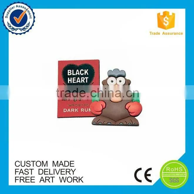 OEM canada souvenir pvc custom rubber fridge magnet