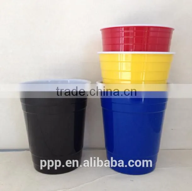 Christmas decoration tumbler/vivid colorful TO GO mug/ food grade material unbreakable plastic mug