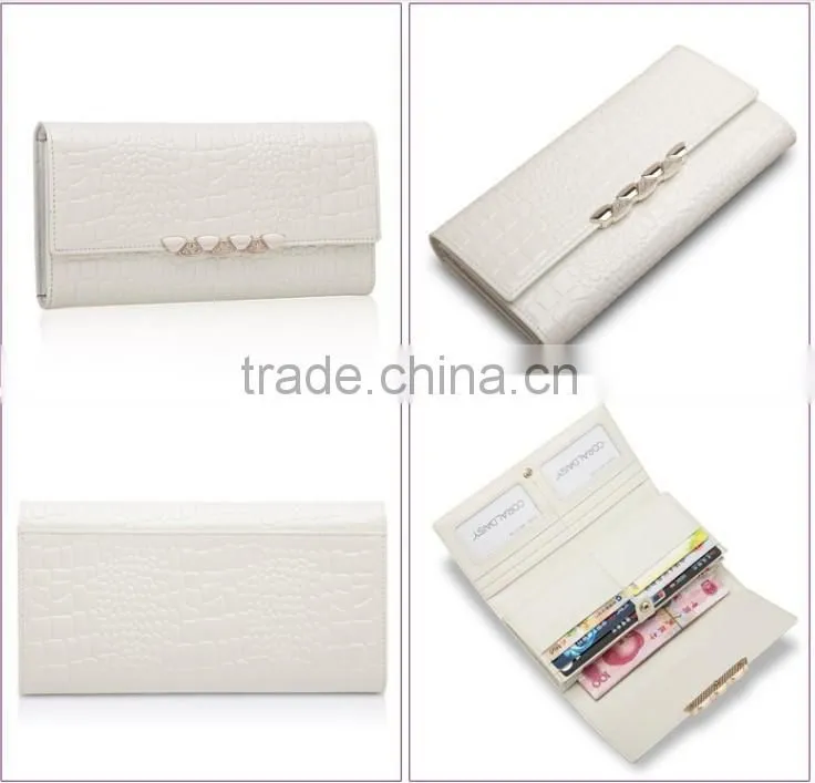 simple fashion leather lady wallet