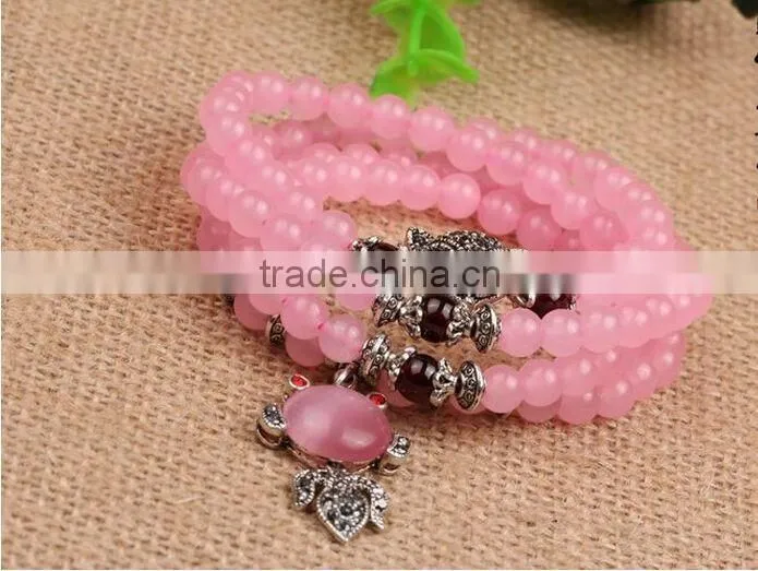 austrian rose crystal bracelet make hipanema crystal bracelet