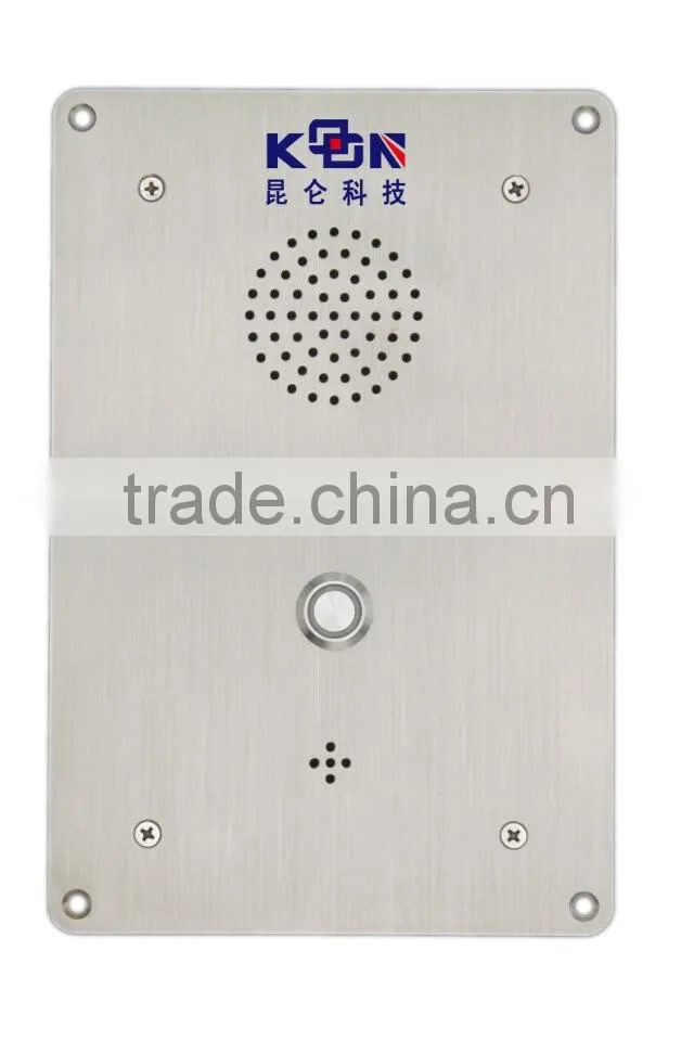KNTECH Industrial Emergency Telephone Wireless Elevator Phones stainless stell ip amplified telephone call telephone network ex