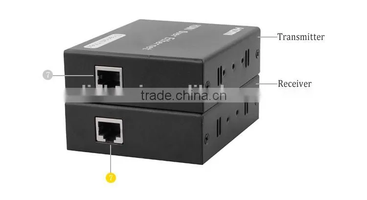 2015 LINK-MI/OEM LM-EX120 via RJ45 cable 120m point to many hdmi extender over ip support ethernet & IR