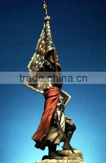 Bronze Home Decorative Resin Figures Soldier