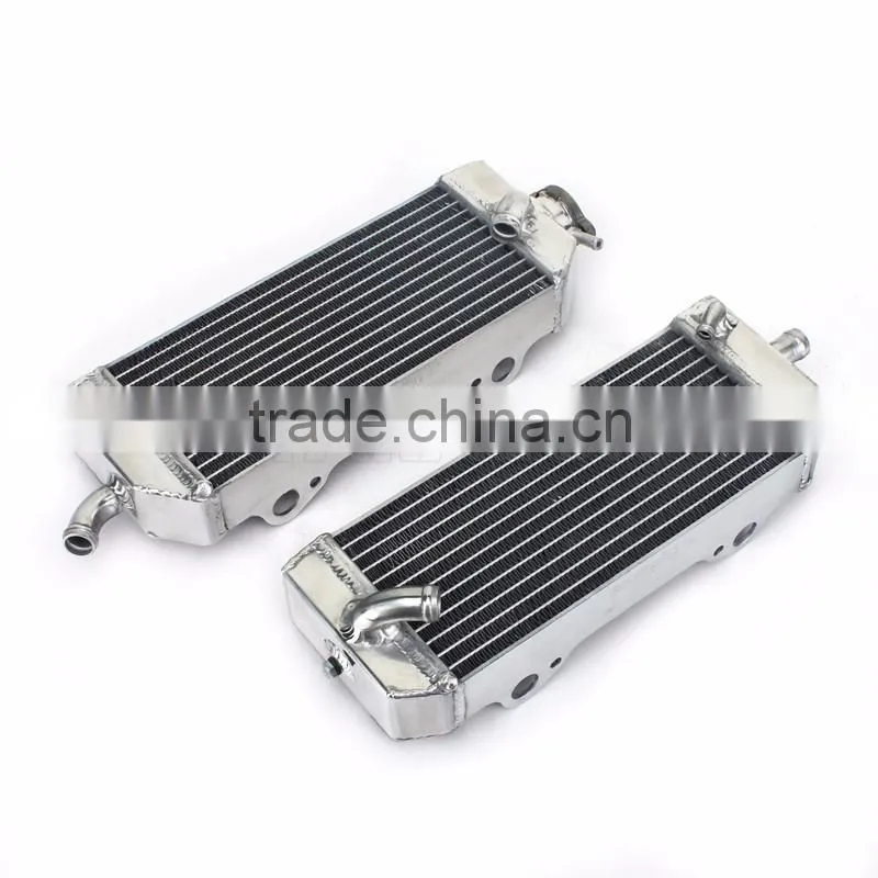 CNC aluminum motorcycle radiator with high heat transfer for dirt bike