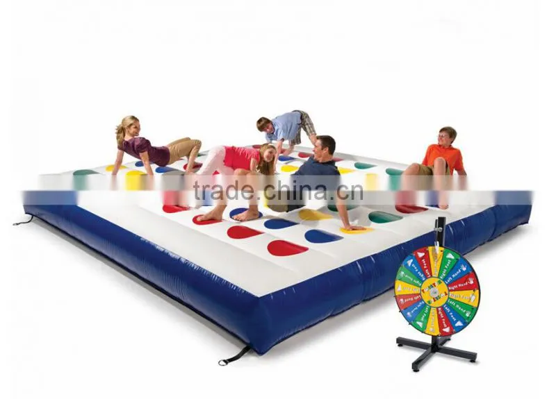 deluxe inflatable twister inflatable interactive game