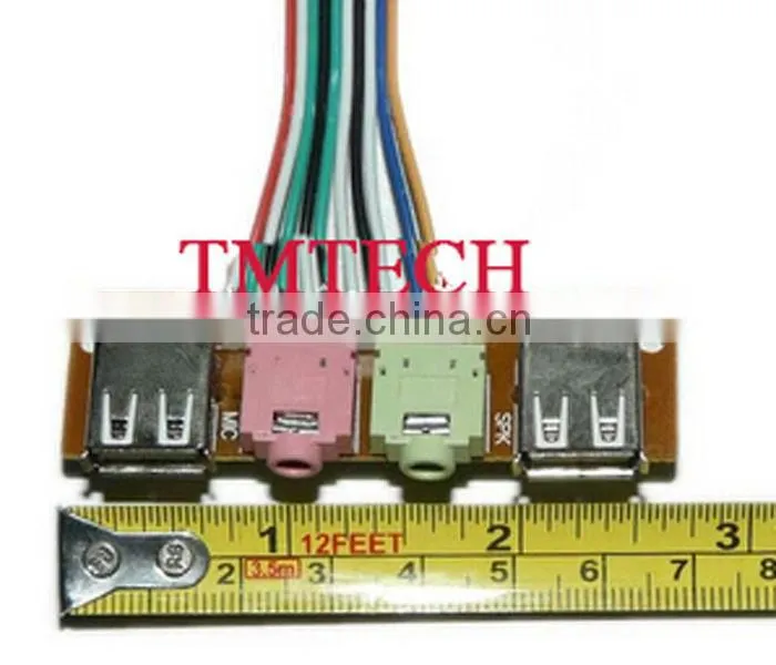 USB A Audio Output Front Panel Lead Cable for PC Computer Motherboard