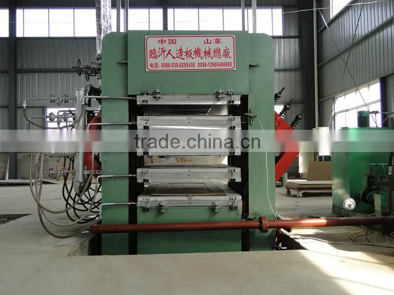 Door skin hot press machine