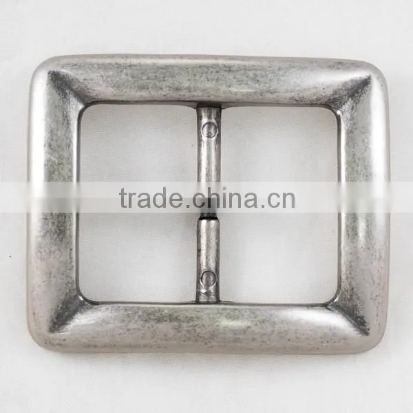 Nickel antique coat belt pin metal buckle