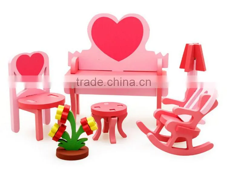 New design colorful home toy wooden kids jigsaw puzzle