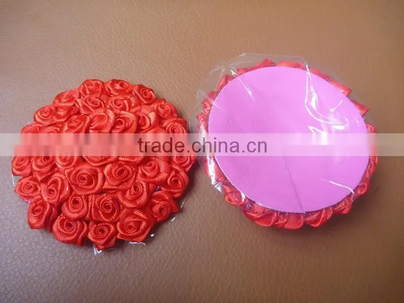 Colorful roses round shaped reusable nipple pasties breast covers lingerie