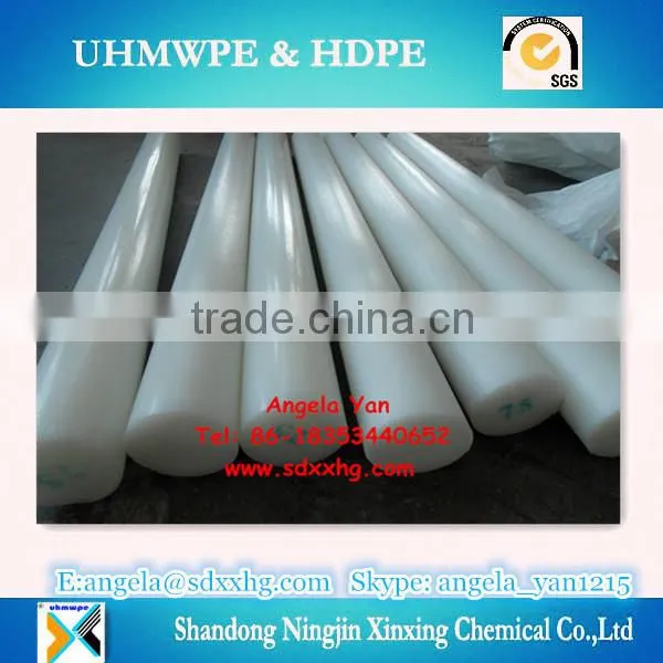 Natural HDPE rod/HDPE Round bar Dia 100mm -480mm/hdpe round bar 10mm dia
