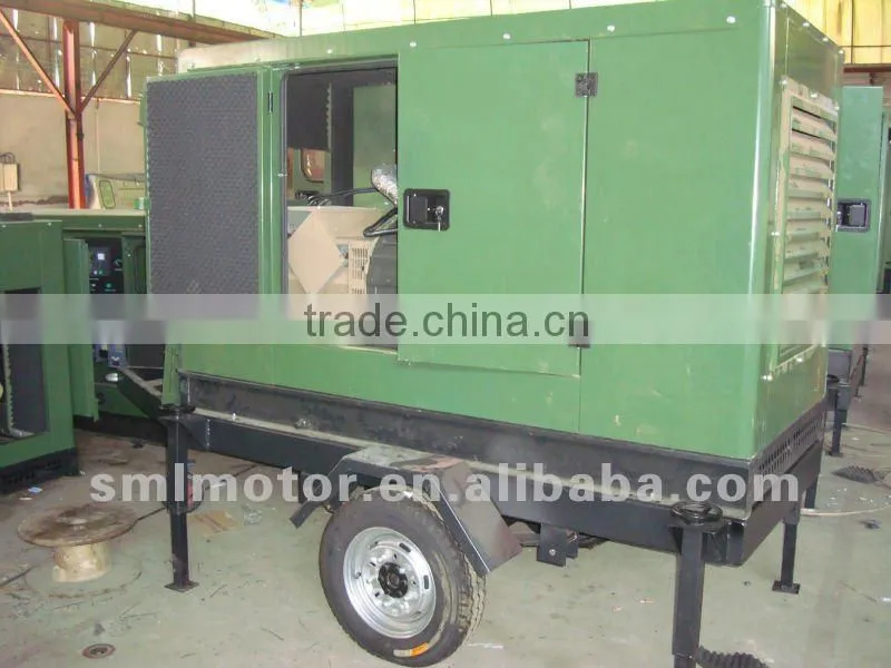 15kva moved mobile trailer mount deutz generator with Key start