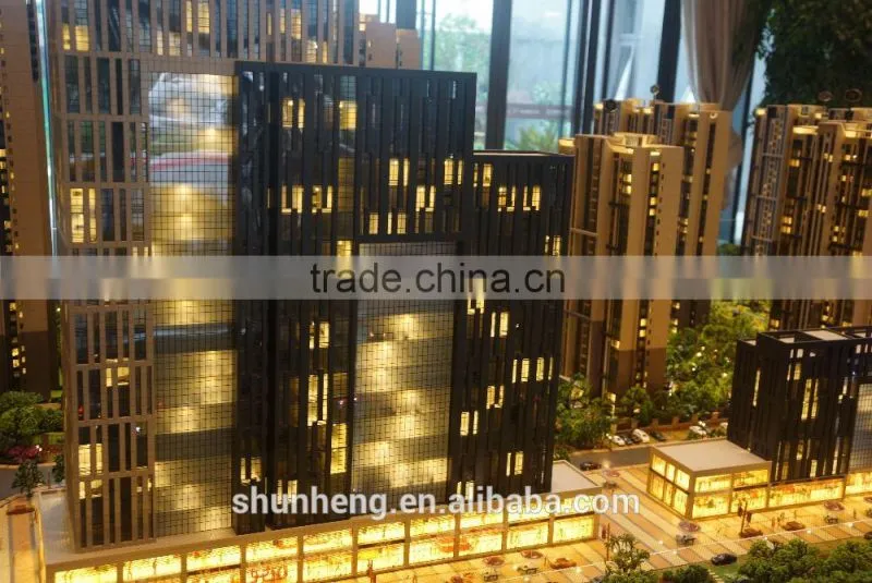 maquette models of residential buildings models/SH model company