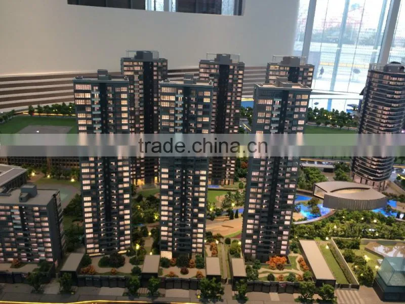 Sand table architectural miniature model maker/building scale model making