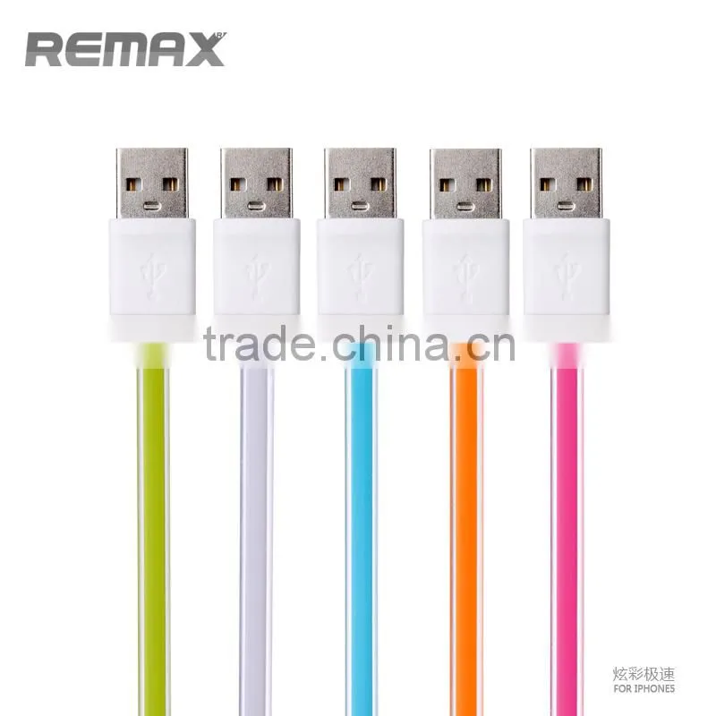 Colorful Aluminium 2 in 1 micro usb data cable for samsung and Android phones, led usb cable