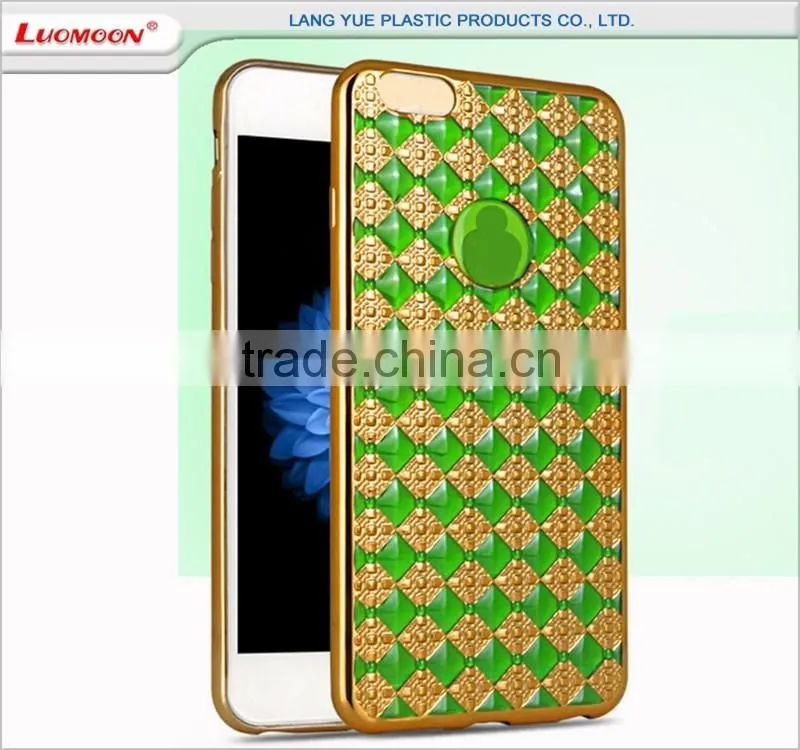 tpu electronplate phone case for iphone 5 6 s c se plus