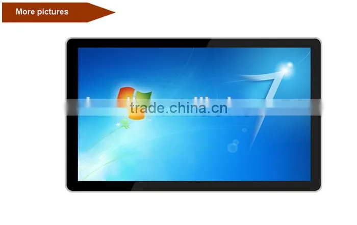 Stylish HD wifi 42 inch lcd digital signage wall mounted interactive information kiosk