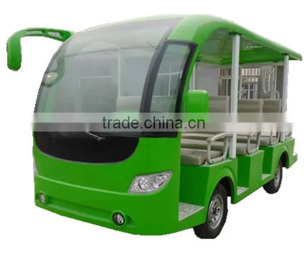 11 seats high quality 48v 4.2kw sightseeing electric car
