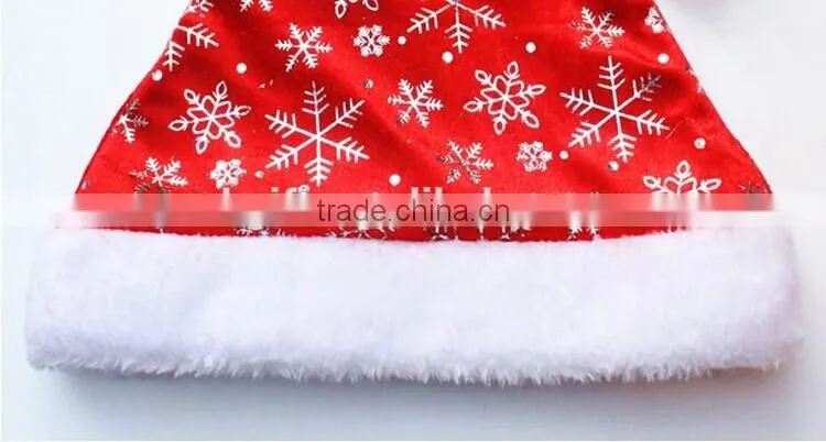 Cute Red Christmas Plush Santa Claus Hat