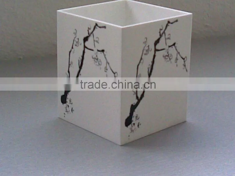 New style acrylic high quality stick on pen holder